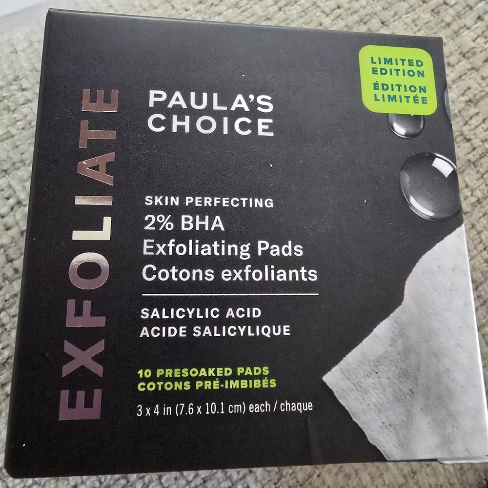 Paula's Choice Skin Perfecting Exfoliating Pads 2% BHA NEW